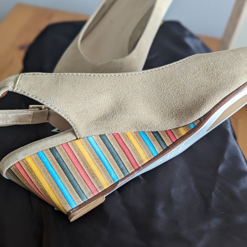 Colorful Wedge Sandals - Picture 6 of 9